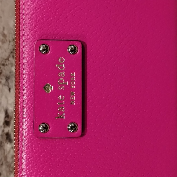 NWOT Kate Spade Wallet, Barbie Core - Picture 2 of 16